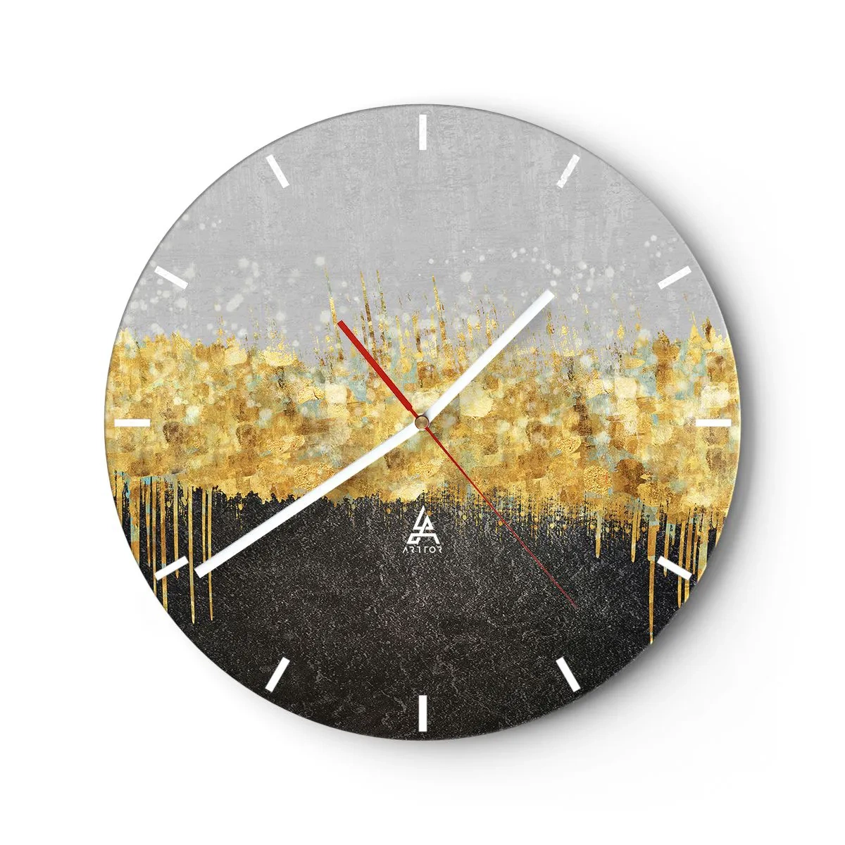 Wandklok - Klok - Naar binnen en naar boven - 40x40 cm