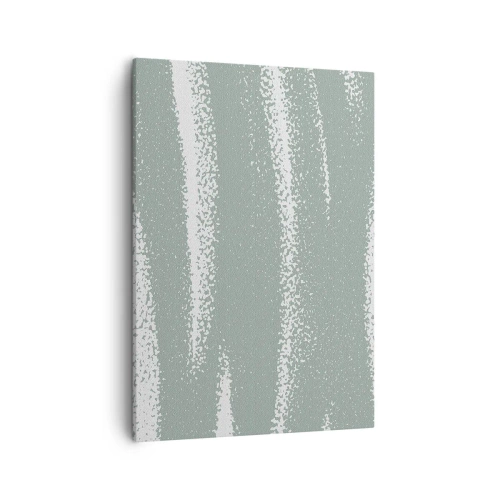 Schilderen op canvas - Abstractie in een winterklimaat - 50x70 cm