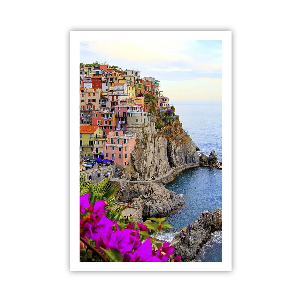 Poster - Lachende stad - 61x91 cm