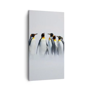 Schilderen op canvas - Ontmoeting in avondjurken - 45x80 cm