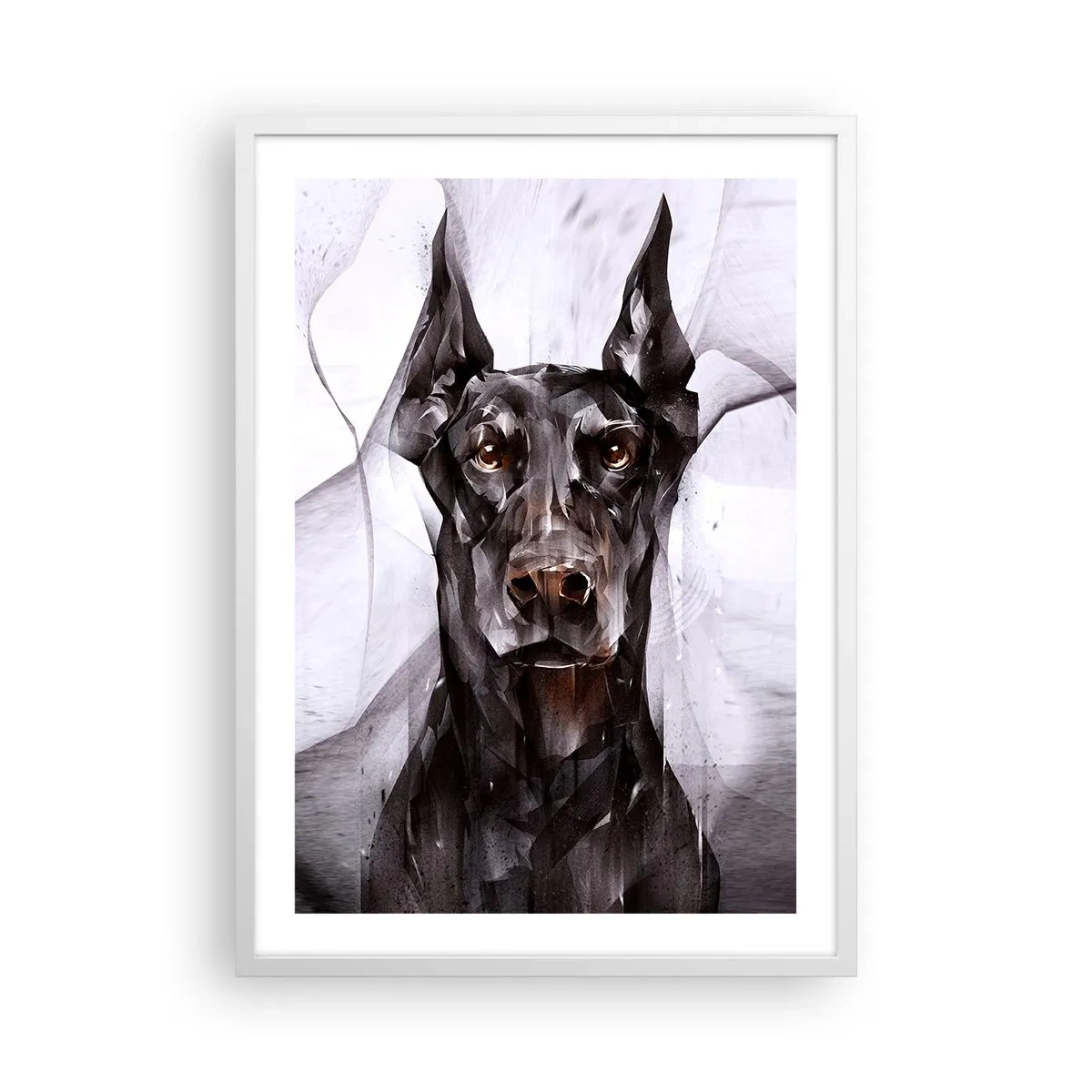 Poster in een witte lijst - Hooggeboren - 50x70 cm