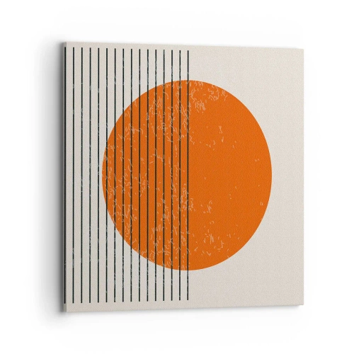 Schilderen op canvas - Altijd de zon - 70x70 cm