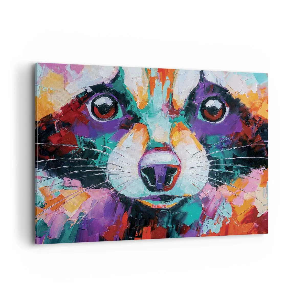 Schilderen op canvas - Alleen goede emoties - 100x70 cm