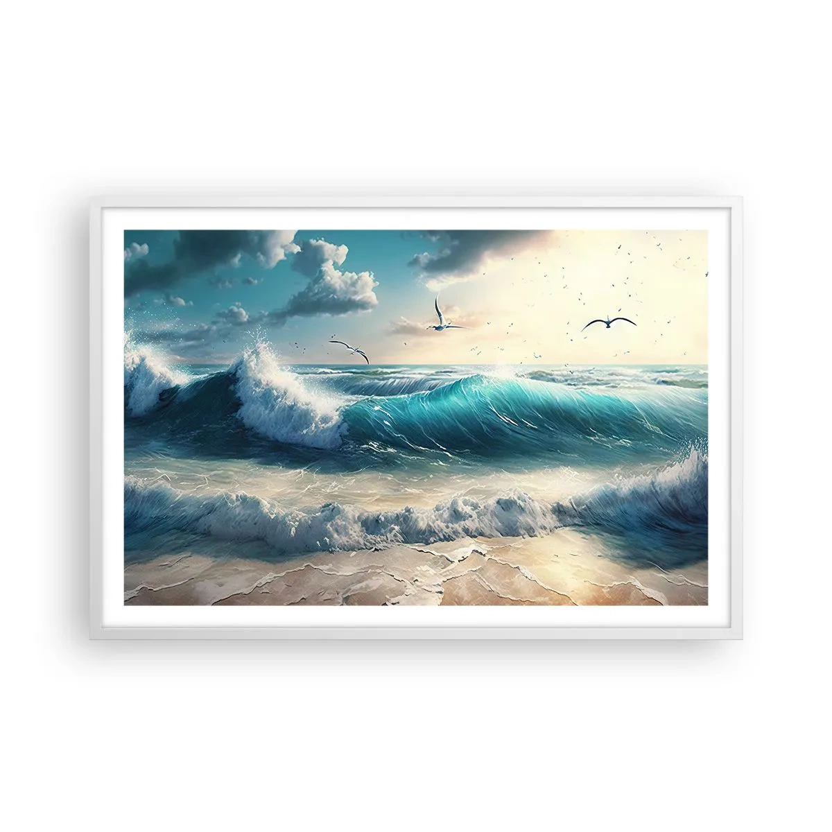 Poster in een witte lijst - Ritselt alleen voor jou - 91x61 cm