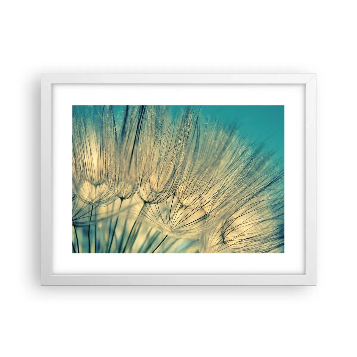 Poster in een witte lijst - In afwachting van de wind - 40x30 cm