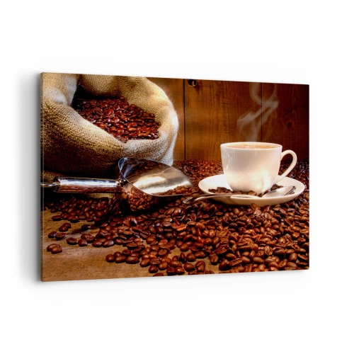 Schilderen op canvas - Voel je die geur? - 120x80 cm