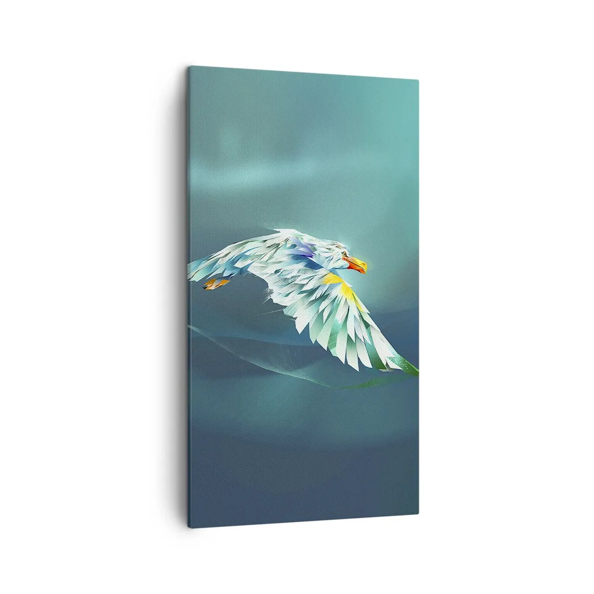 Schilderen op canvas - De adelaar van je vluchten is de kracht - 45x80 cm