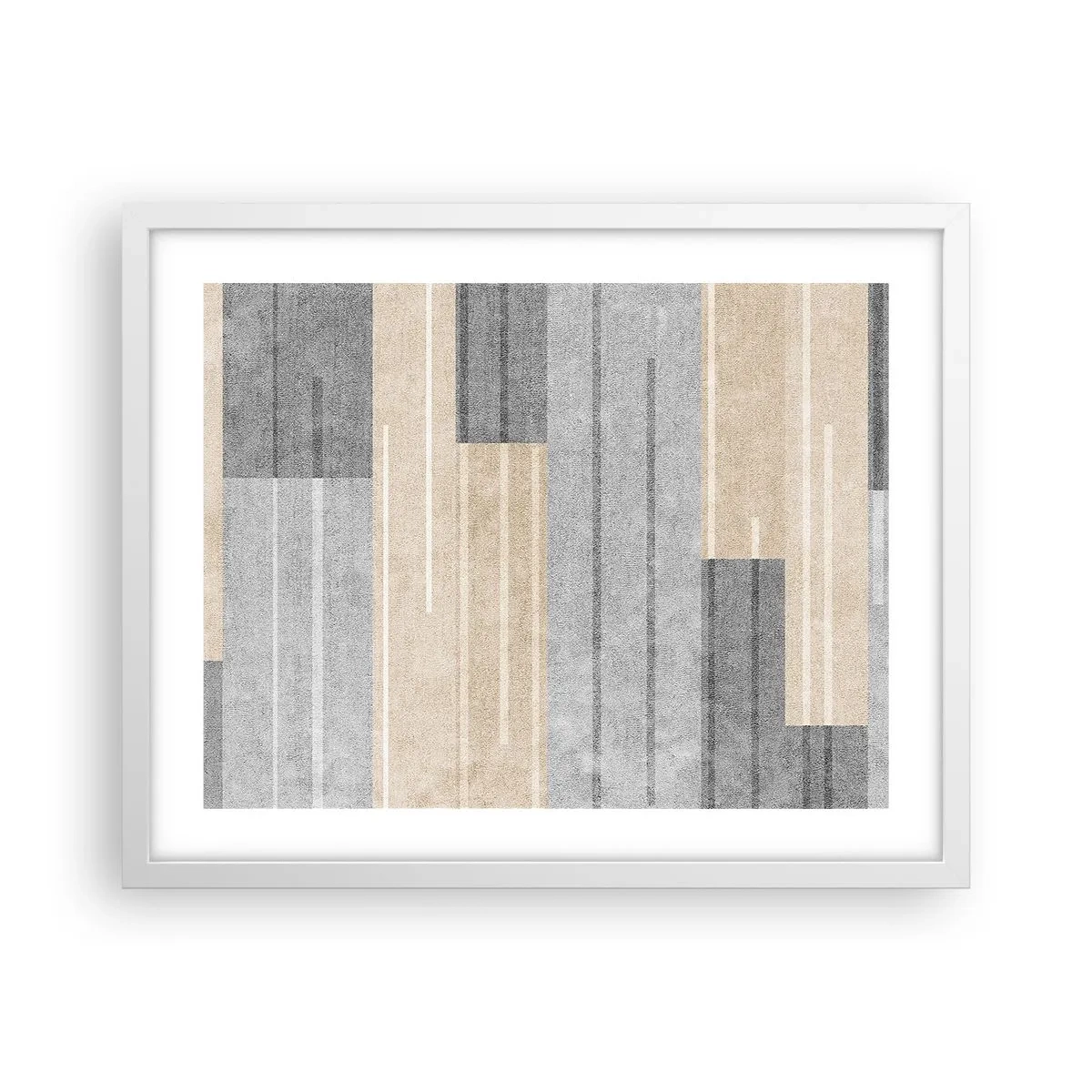 Poster in een witte lijst - Compositie: houd verticaal - 50x40 cm