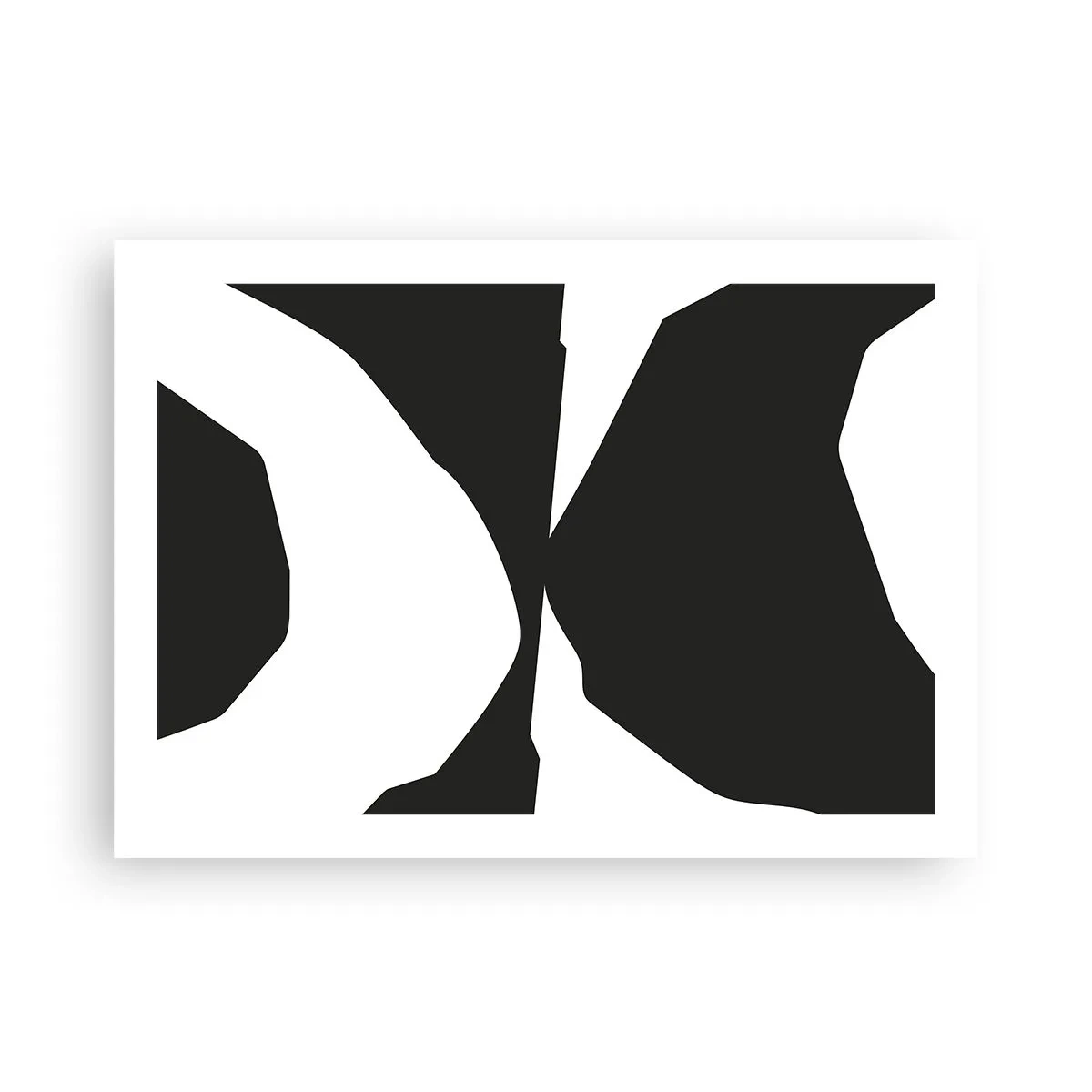 Poster - Positief – negatief - 70x50 cm