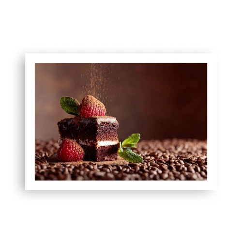 Poster - Het leven is zoet - 70x50 cm