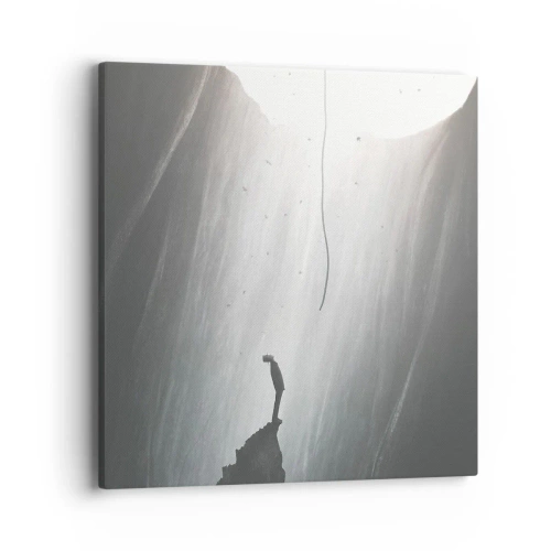 Schilderen op canvas - Er is altijd een uitweg - 40x40 cm