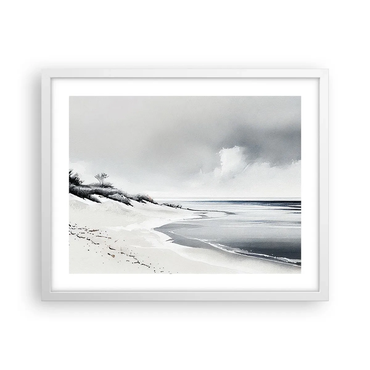 Poster in een witte lijst - Voor altijd samen - 50x40 cm