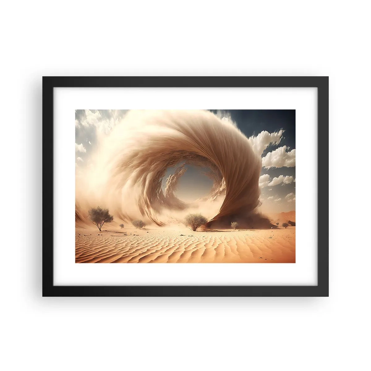 Poster in een zwarte lijst - Open portaal - 40x30 cm