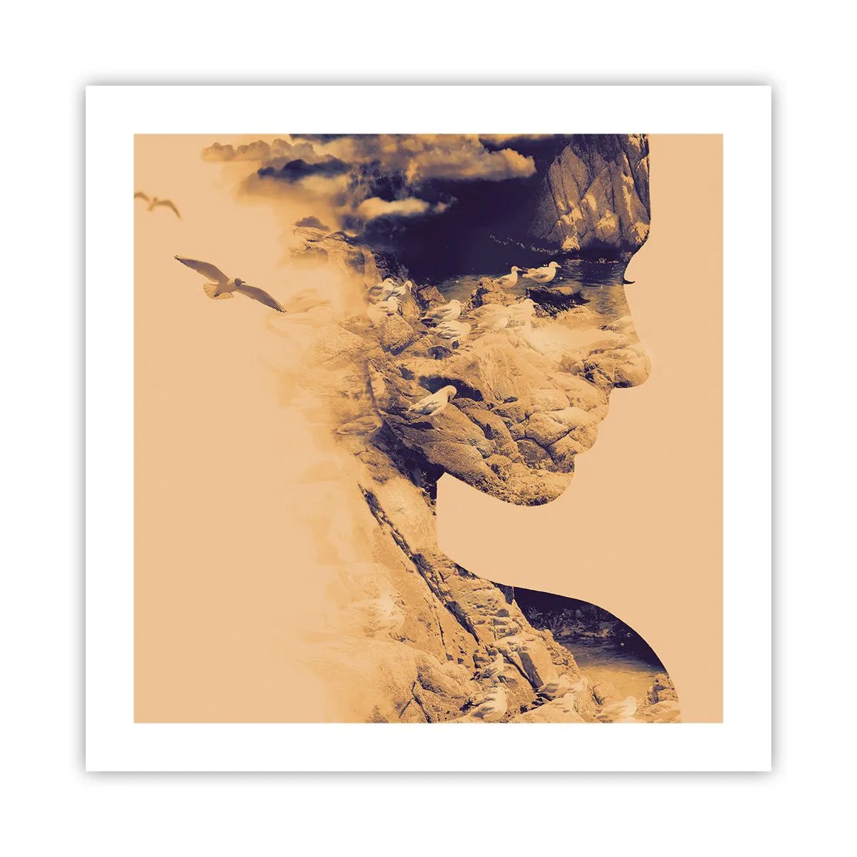 Poster - Van nature mooi - 50x50 cm