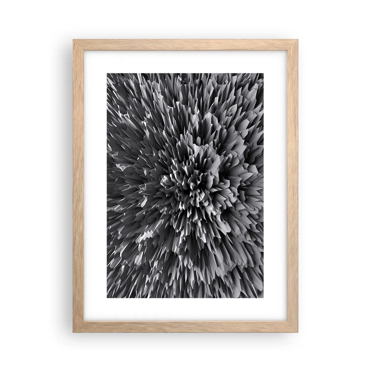 Een poster in een licht eiken lijst - Strikter kan het niet - 30x40 cm