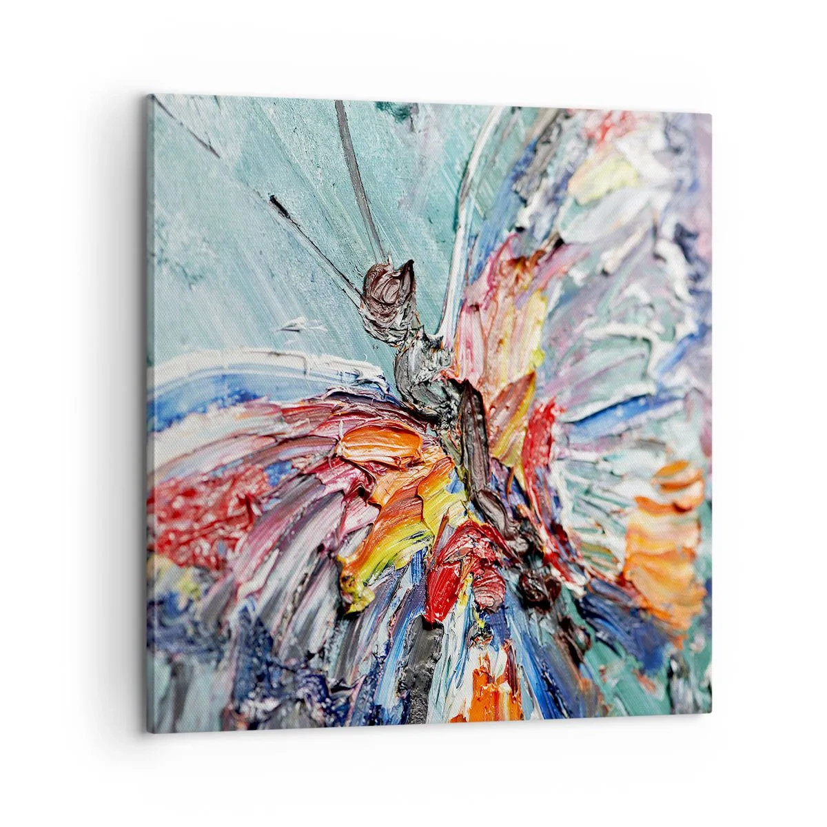 Schilderen op canvas - Geschilderd door de natuur - 60x60 cm