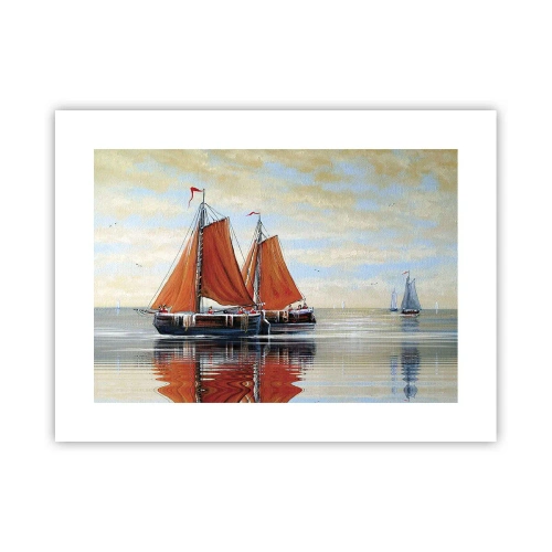 Poster - Hé, zeil, matroos... - 40x30 cm