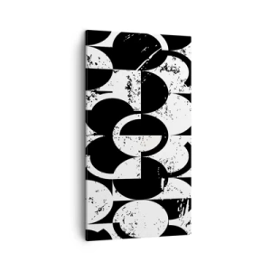 Schilderen op canvas - Wit is wit en zwart is zwart - 45x80 cm