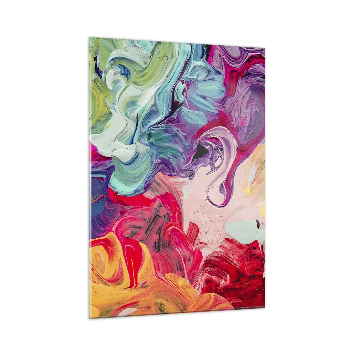 Schilderen op glas - De geboorte van kleuren - 50x70 cm