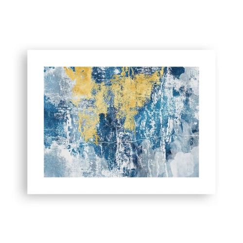 Poster - Abstractie vol met weer - 40x30 cm