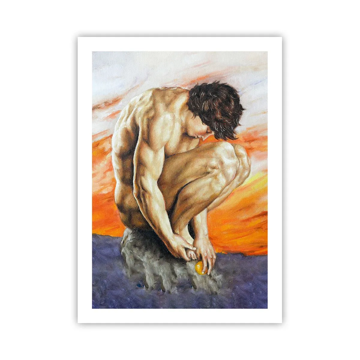 Poster - Ondergedompeld in zichzelf - 50x70 cm