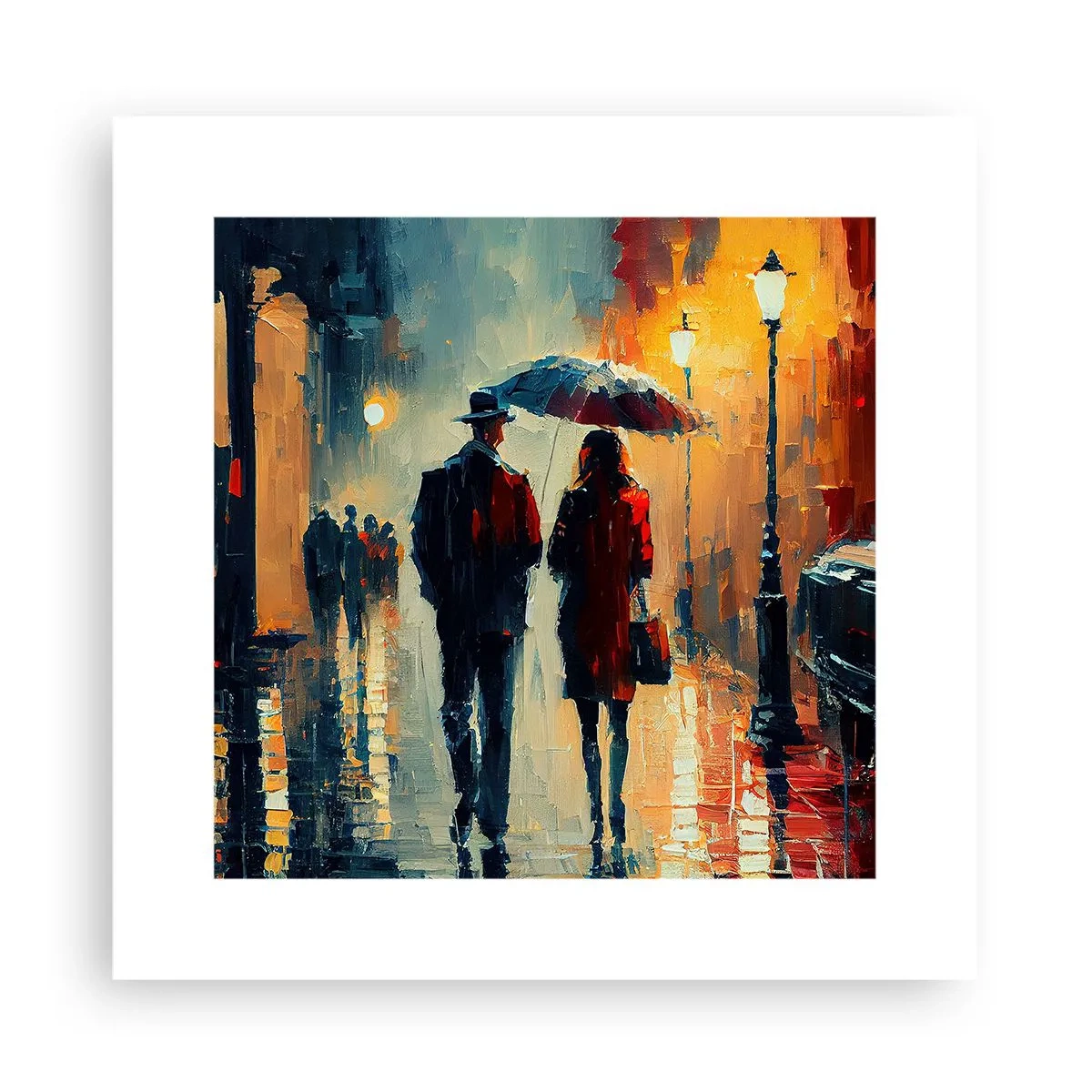 Poster - Stedelijk love strory - 30x30 cm
