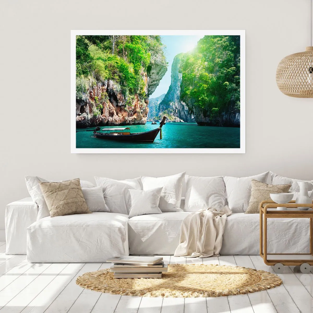Poster - Een uitnodiging voor een exotische reis - 40x30 cm
