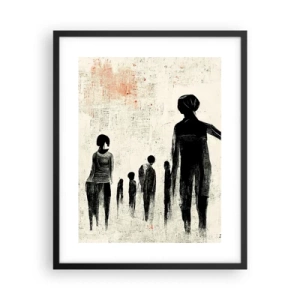 Poster in een zwarte lijst - Tegen eenzaamheid - 40x50 cm