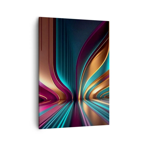 Schilderen op canvas - Architectuur van licht - 50x70 cm