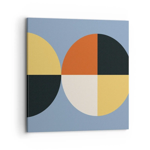 Schilderen op canvas - Kijk en tel - 70x70 cm