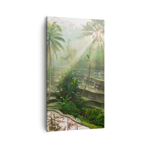 Schilderen op canvas - Opgroeien in de zon - 45x80 cm