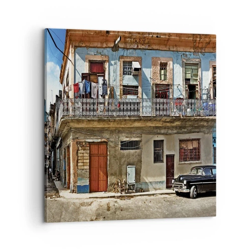 Schilderen op canvas - Havana-vibes - 60x60 cm