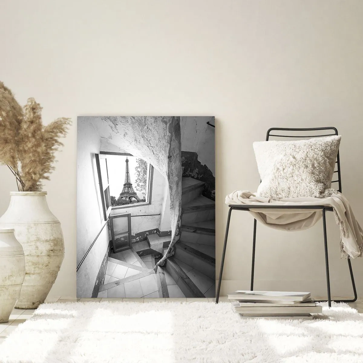 Schilderen op glas - Wat een uitzicht! - 70x100 cm