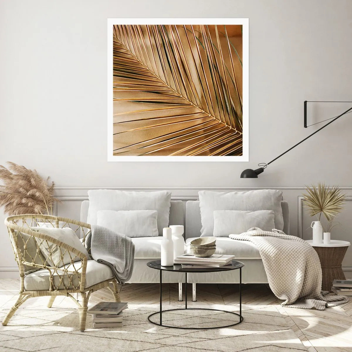 Poster - Natuurlijke zuilengalerij - 50x50 cm