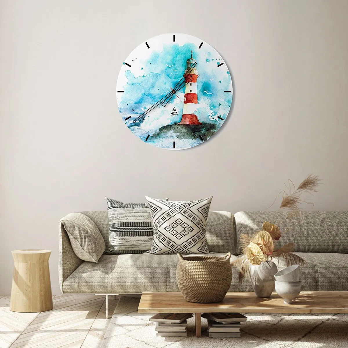 Wandklok - Klok - Eenheid van de elementen - 40x40 cm