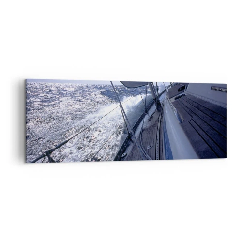 Schilderen op canvas - Ik weet wat het is om een ​​vogel te zijn - 140x50 cm