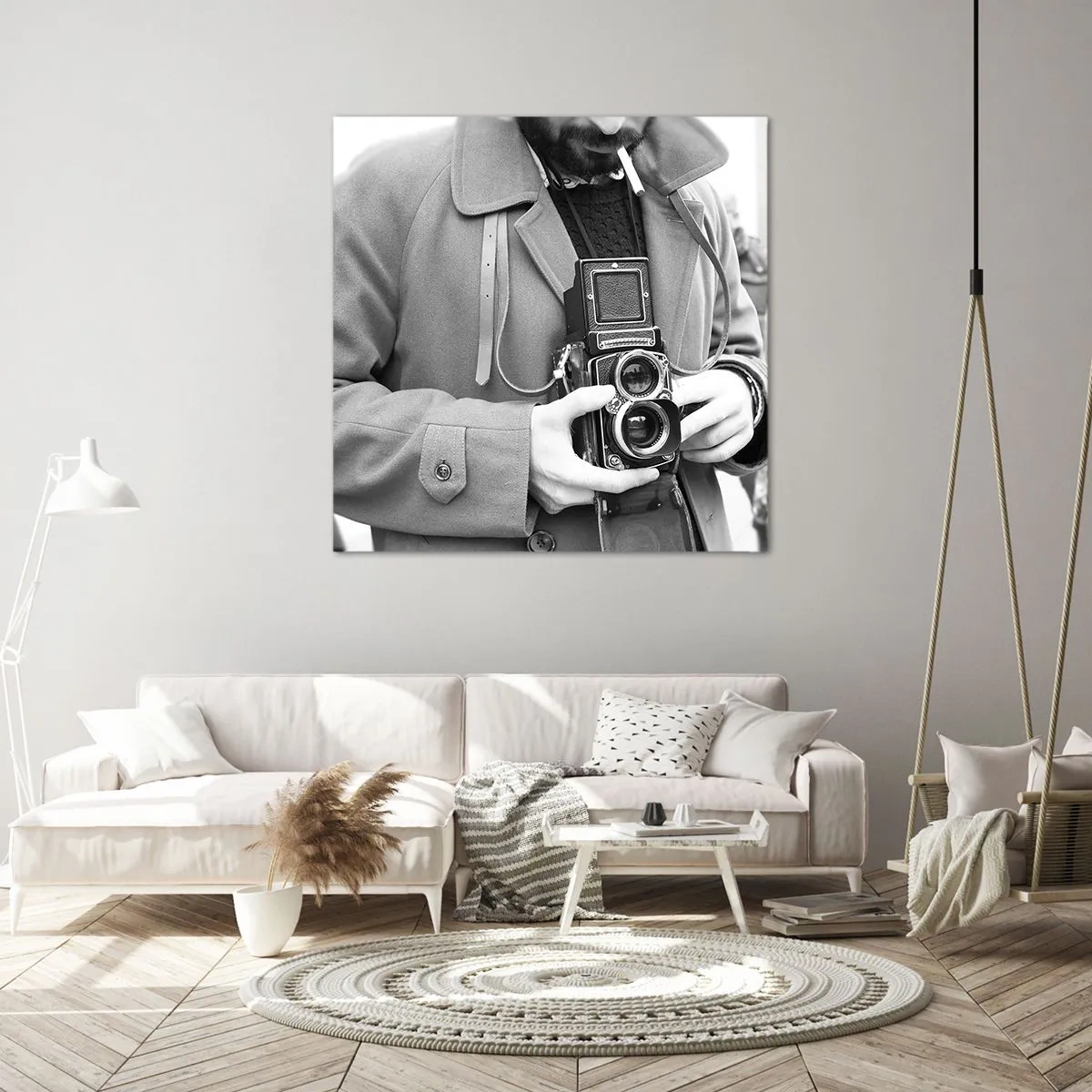 Schilderen op canvas - Retro stijl - 50x50 cm