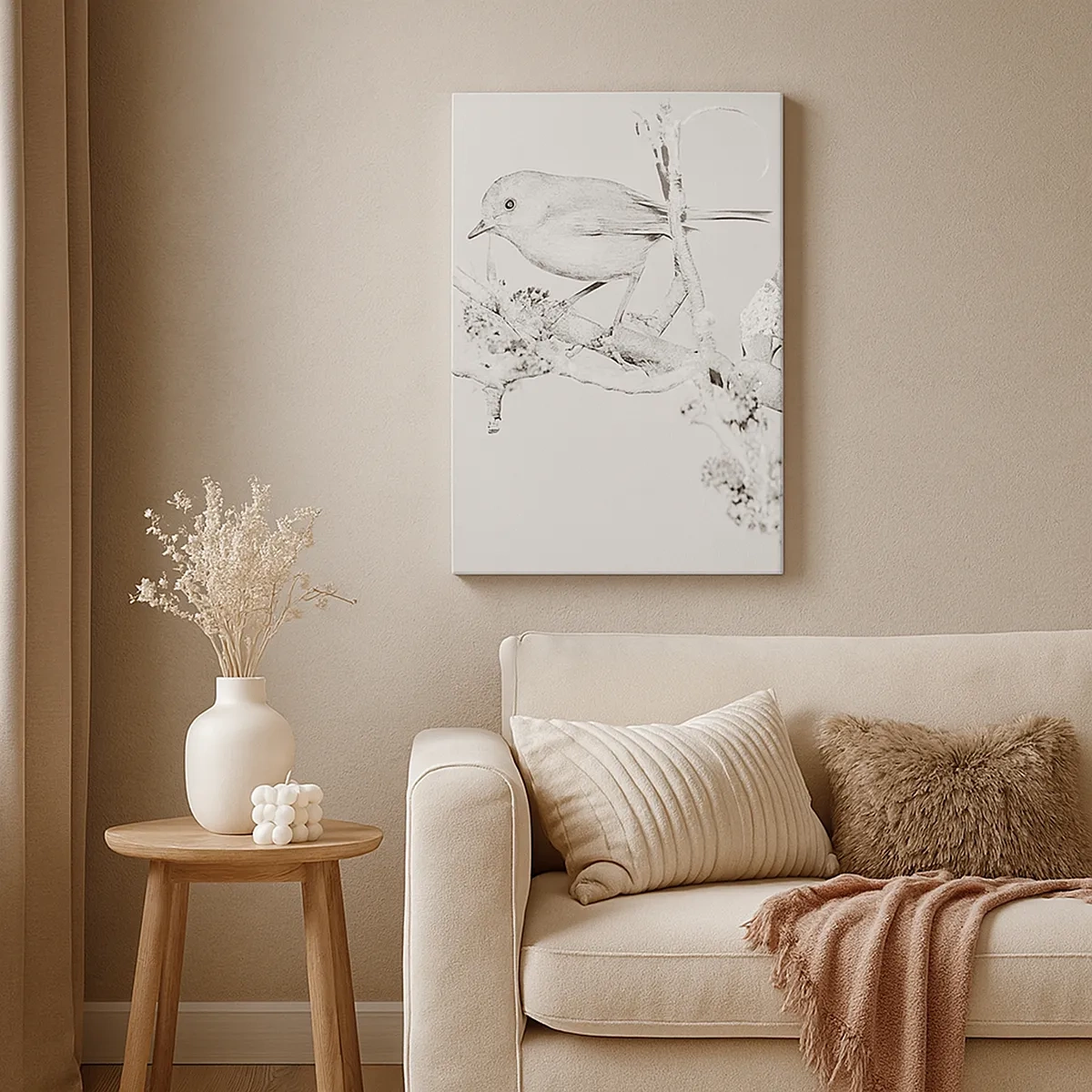 Schilderen op canvas - Winterochtend - 50x70 cm