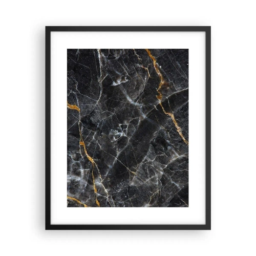 Poster in een zwarte lijst - Het innerlijke leven van de steen - 40x50 cm