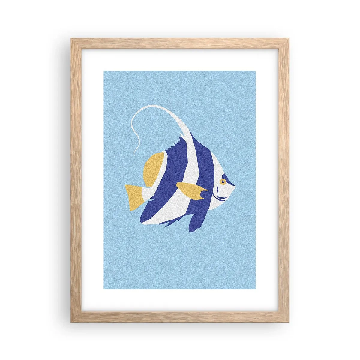 Een poster in een licht eiken lijst - Miss tropische wateren - 30x40 cm