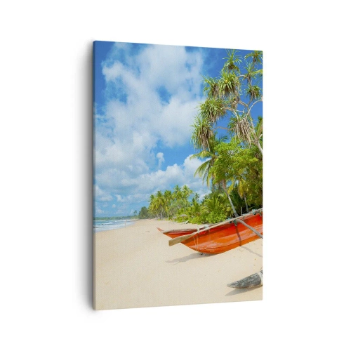 Schilderen op canvas - De charme van de tropen - 50x70 cm