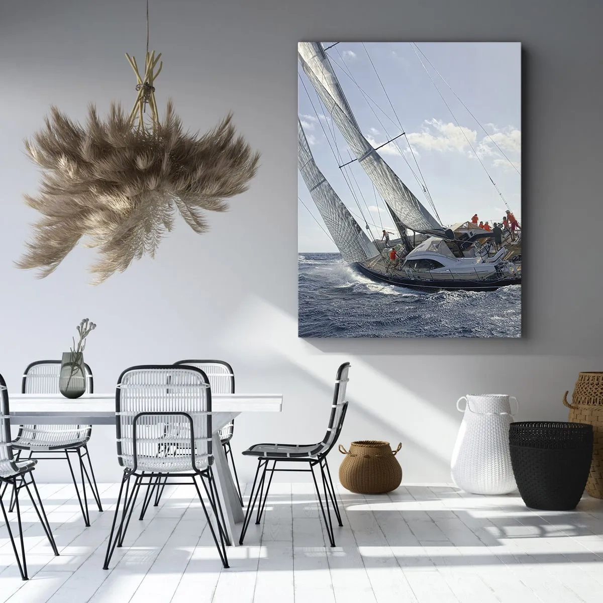 Schilderen op canvas - Laat de betere zegevieren - 70x100 cm