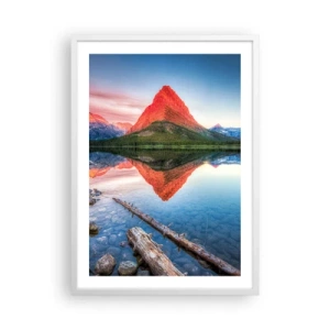 Poster in een witte lijst - Warmte en koude - 50x70 cm