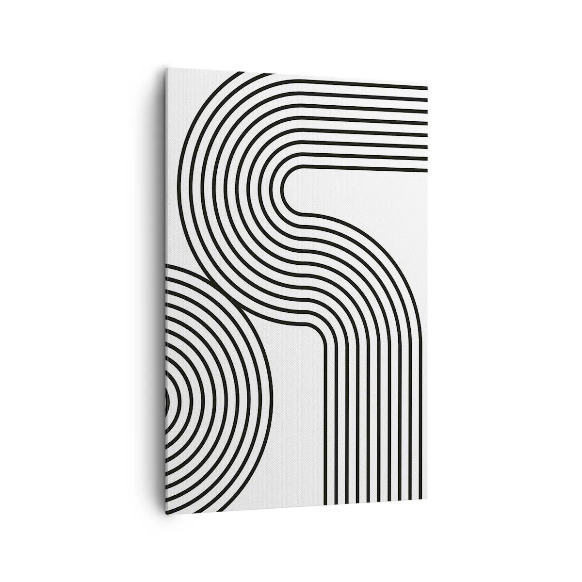 Schilderen op canvas - In de bocht - 80x120 cm