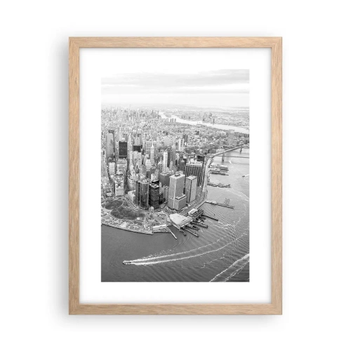 Een poster in een licht eiken lijst - Hoe niet lief te hebben? - 30x40 cm