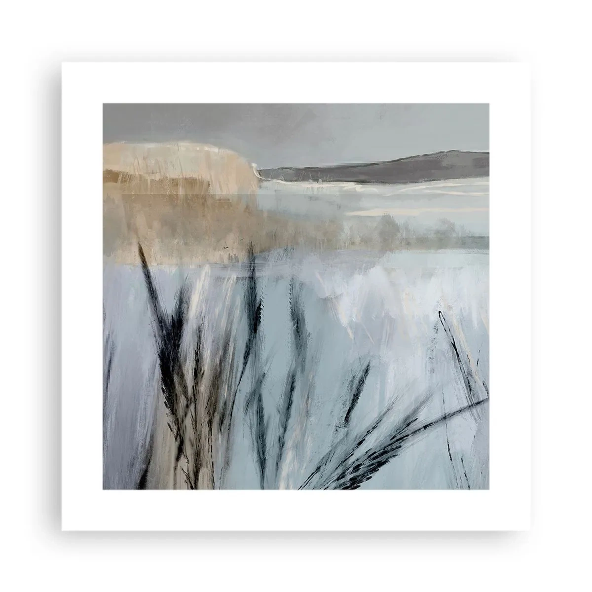 Poster - Wintervelden - 40x40 cm