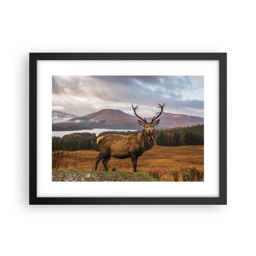 Poster in een zwarte lijst - De majesteit van de natuur - 40x30 cm