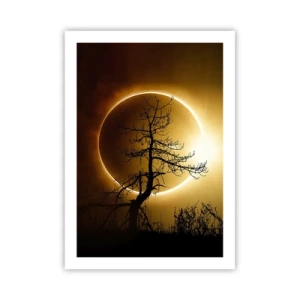 Poster - Totale zonsverduistering - 50x70 cm