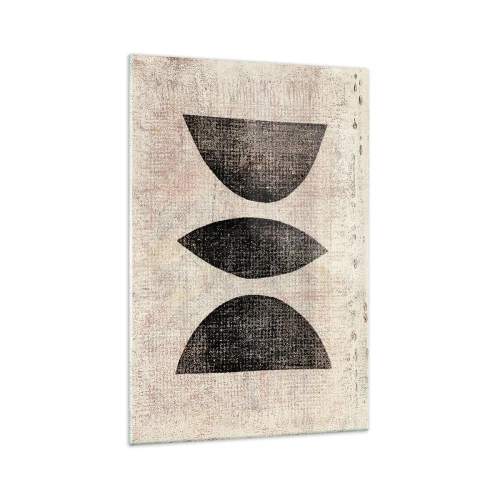 Schilderen op glas - etnische abstractie - 70x100 cm