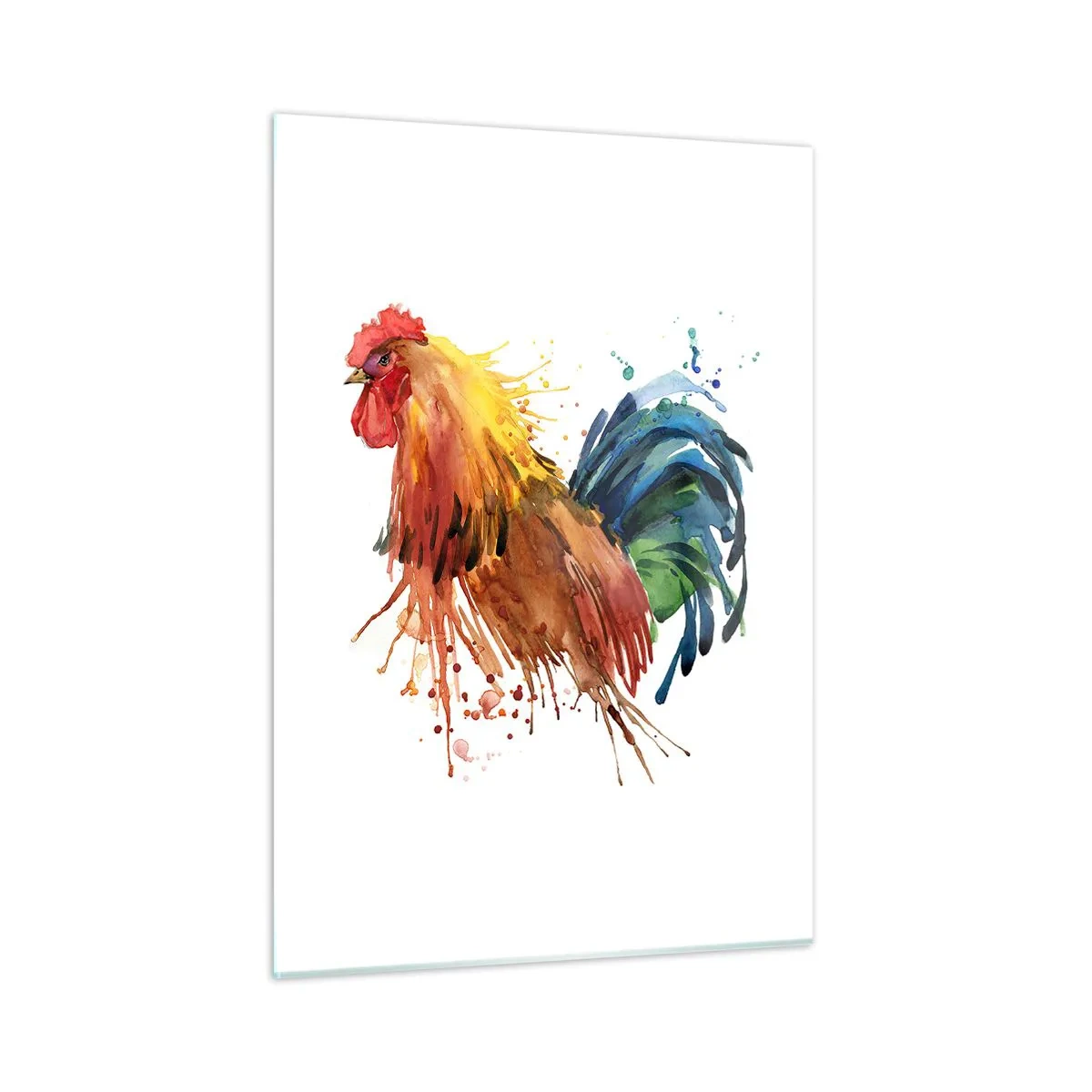 Schilderen op glas - Koninklijk gewaad, koninklijke trots - 50x70 cm